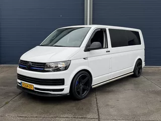 Volkswagen Transporter 2.0 TDI L2H1 Trendline DUBBEL CABINE / AIRCO / LEER / VERLAAGD / SPOILERS